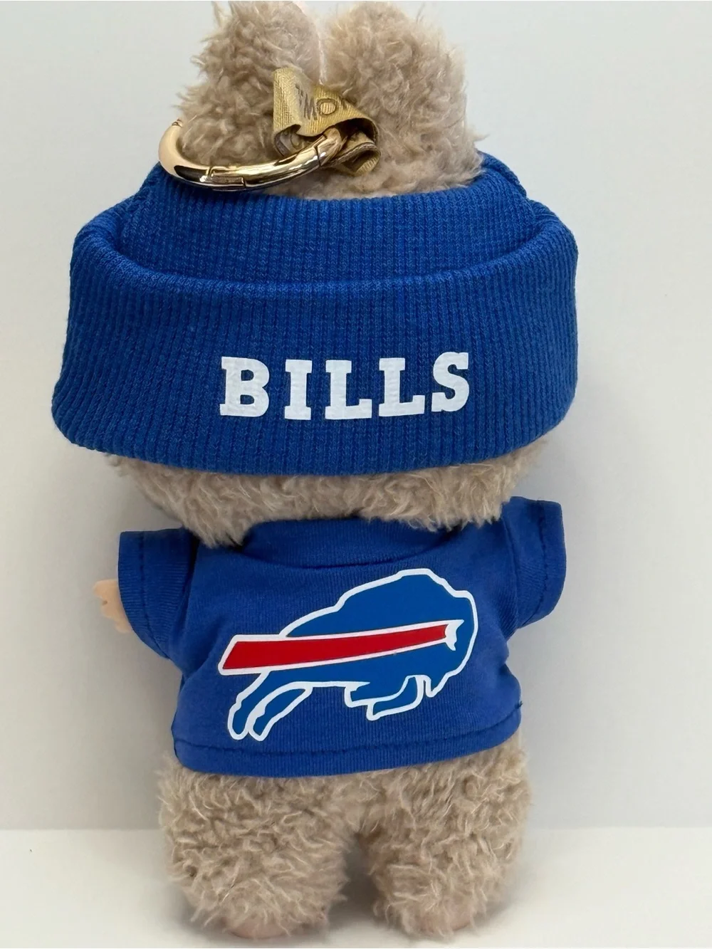 Buffalo Bills Labubu tee with Knit Beanie outfit